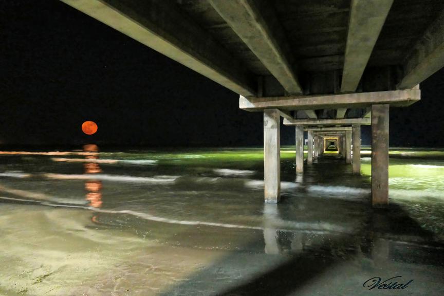Port Aransas Supermoon (3x2 ratio)